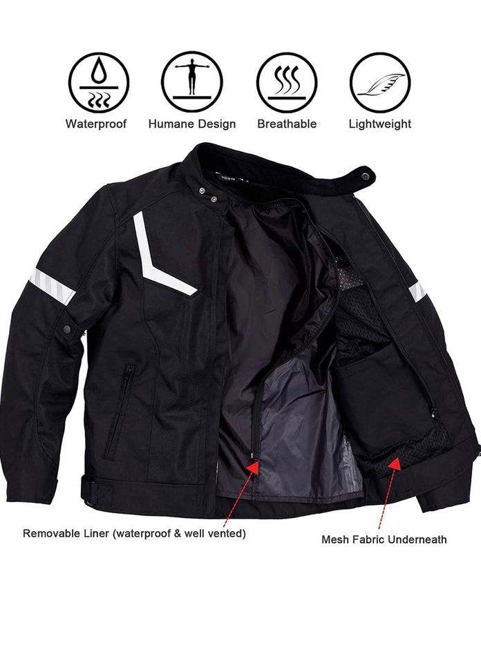 YORRO Armored motorcycle Textile jacket