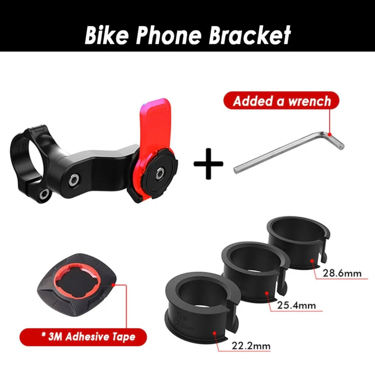 Motorcycle/ATV/ Dirtbike Handlebar Phone Mount