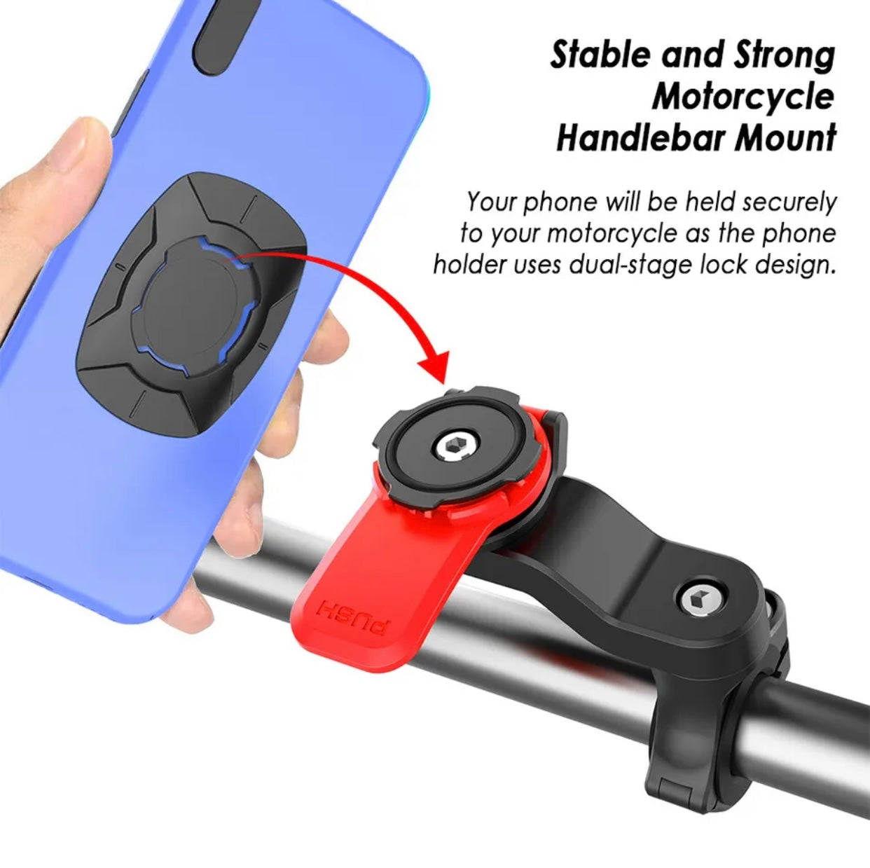 Motorcycle/ATV/ Dirtbike Handlebar Phone Mount