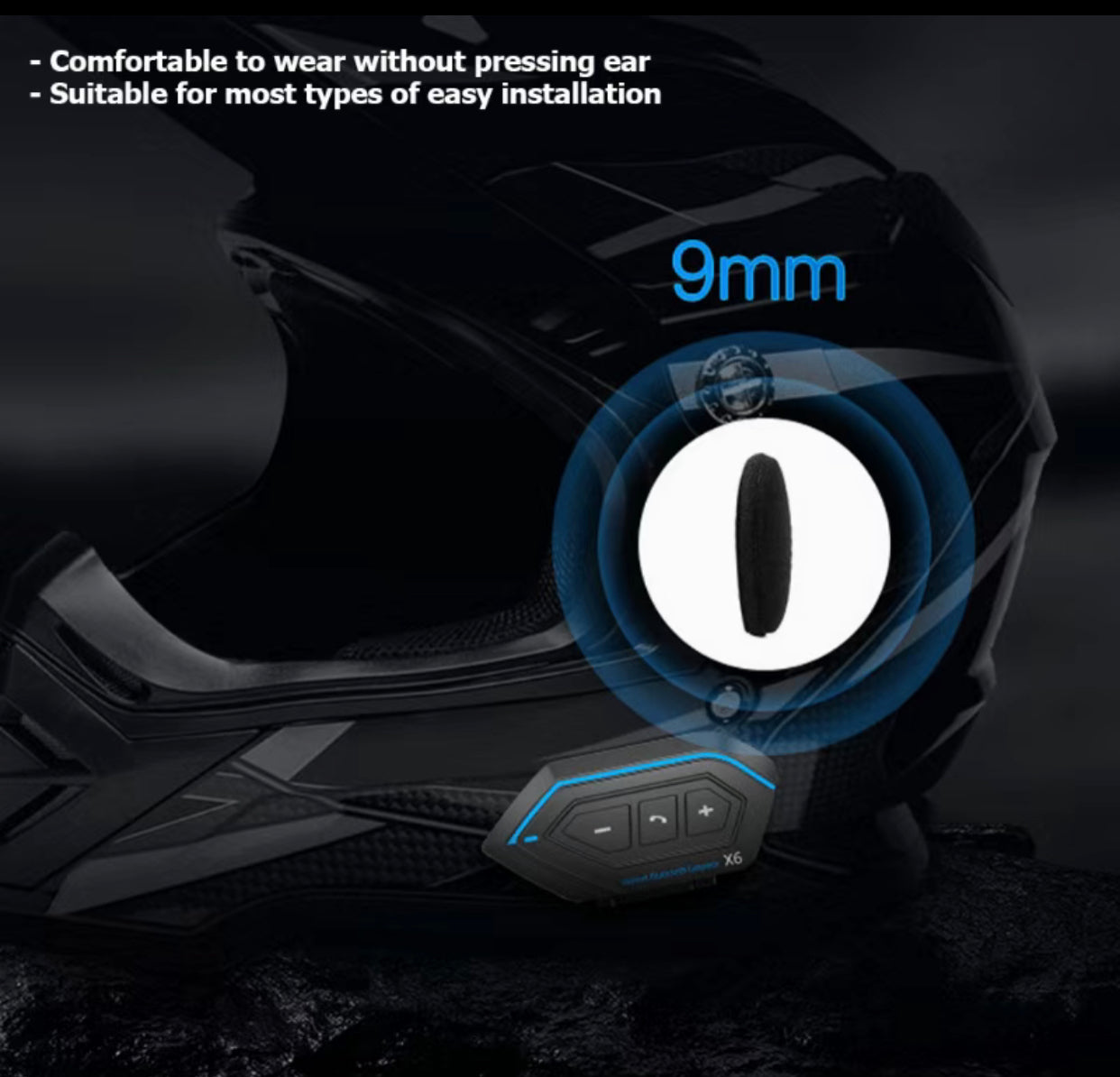 Motorcycle helmet Bluetooth System